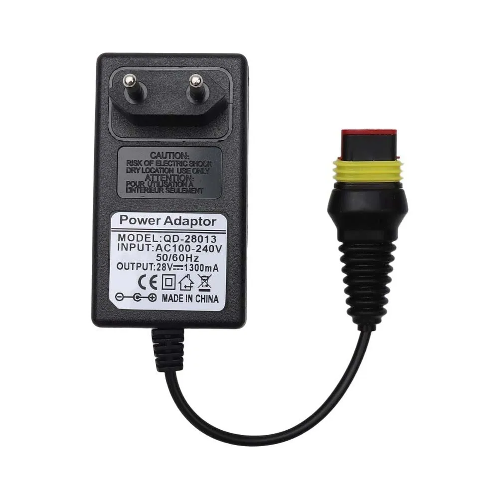Charger Power Supply 28V 1300mA for Robotic Lawnmowers 105 305 315X 405X 415X R50Li R70Li R75Li with 20cm Cable
