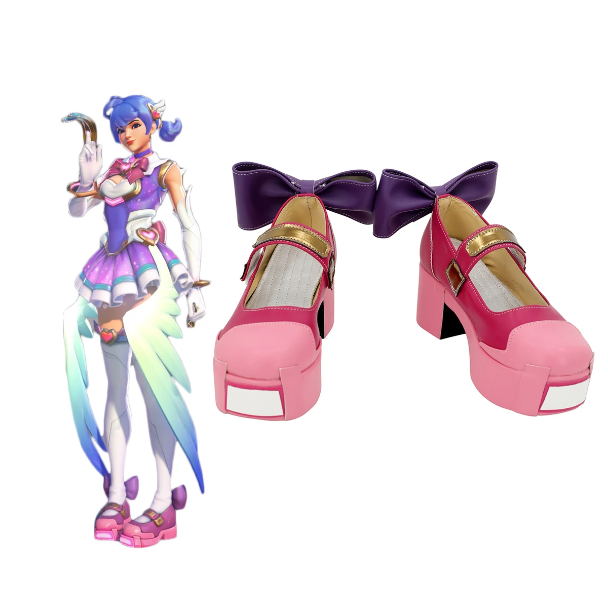 

Overwatchs 2 Kiriko Magician Skin Cosplay Shoes Custom Boots Custom Made Any Size
