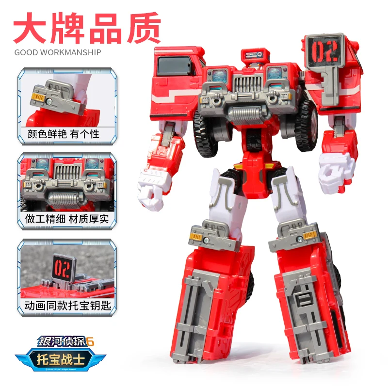 

Children's toy Red Rock Rikijin Warrior Season 6 Galactic Detective Transforming Robot