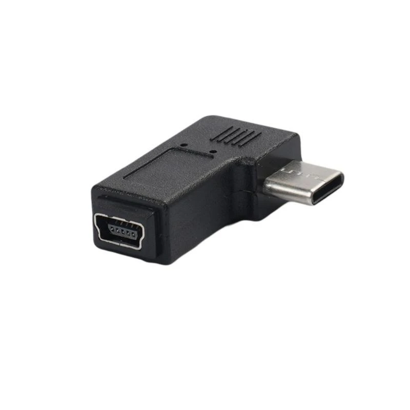 DXAB Type-C to Mini USB Adapter Mini USB Female to USB C Male Converter Support Charging and Data Sync for Cellphone Laptop