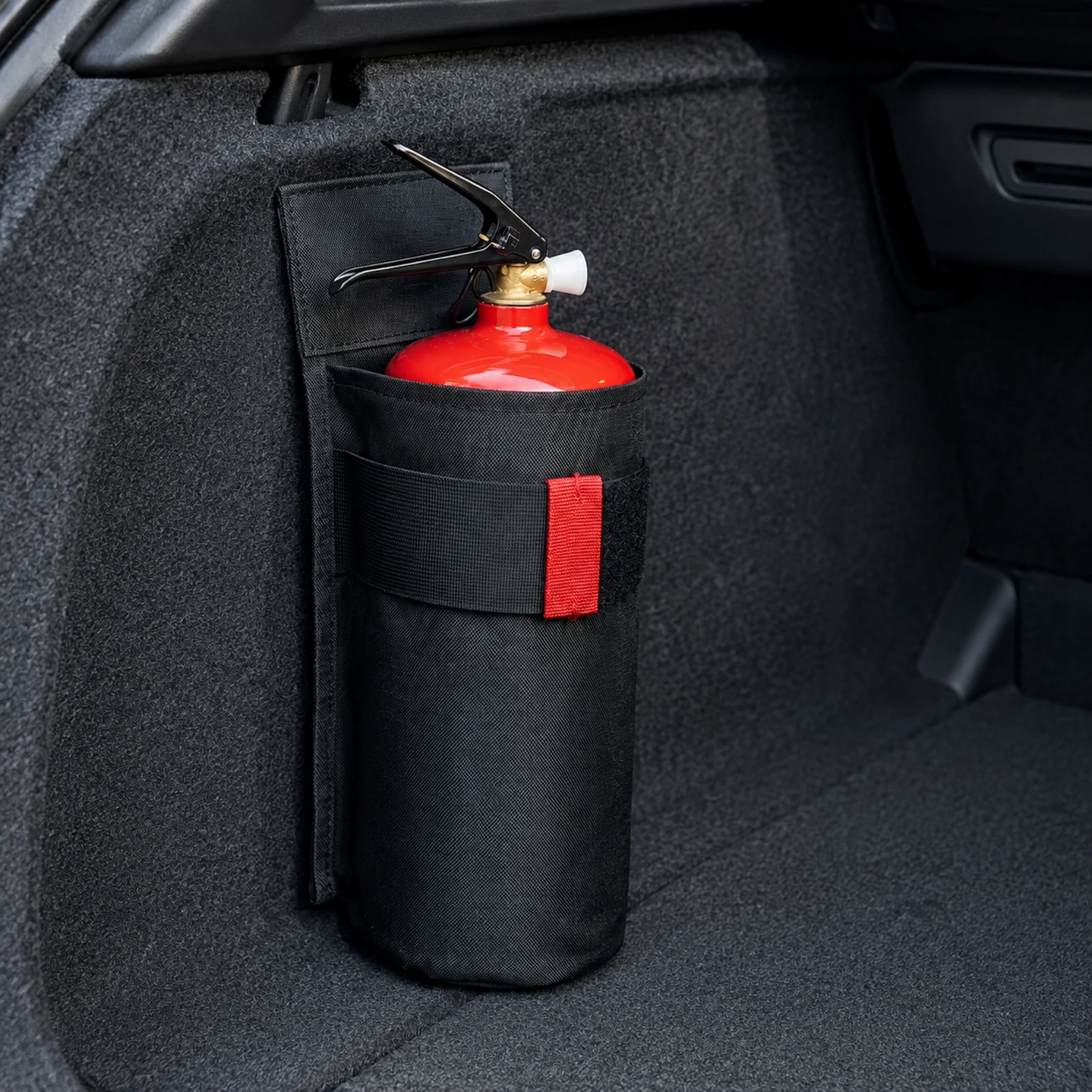 Car Fire Fire-Suppression Unit Holder Heavy-Duty Fire Fire-Suppression Unit Storage Bag Oxford-Cloth Hanging Storage Bag