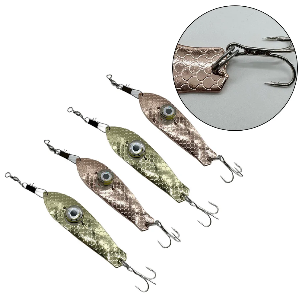 

2/4pcs LED Fishing Bass Lures Flashing Strobe Deep Drop Fishing Lights Acrylic Shell Outdoor Night Fishing Tool Accessories