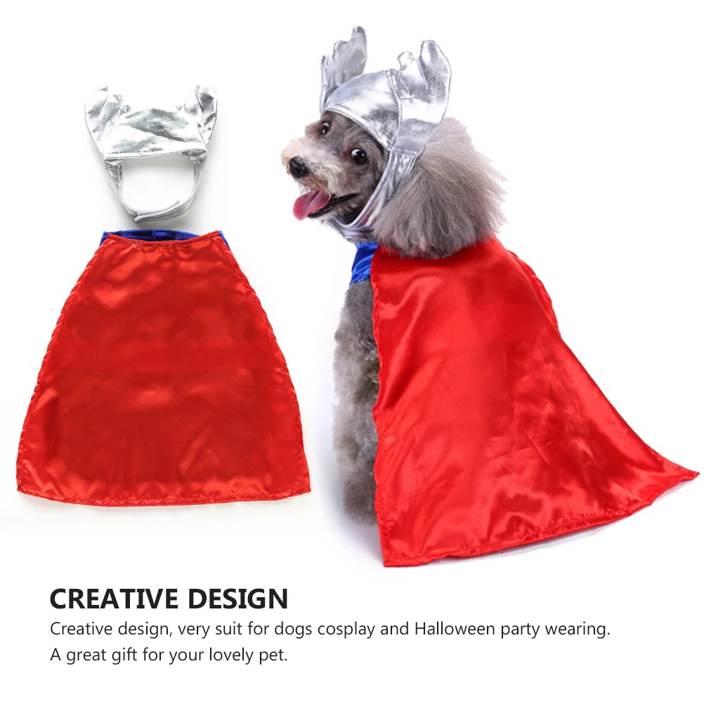 

1Set Dog Halloween Clothes Adorable Cosplay Suit High Quality Polyester Material Party Decorative Outfit Costume