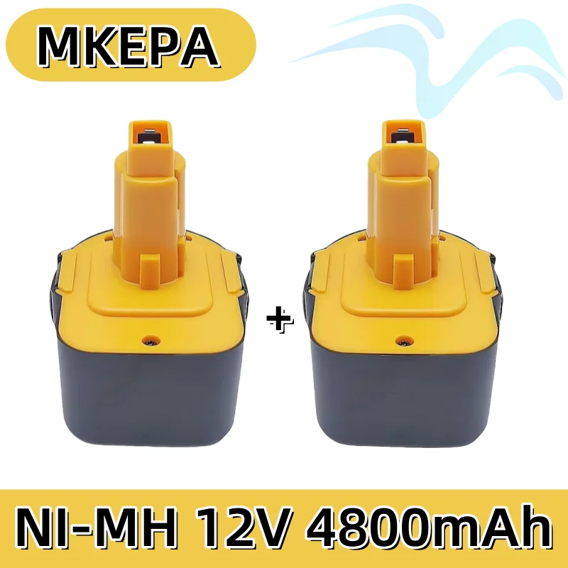 

For 4800mAh NI-MH Power Tool Battery 12V DW9072 DW9071 DC9071 DE9037 DE9071 DE9072 DE9074 DE9075 152250-27