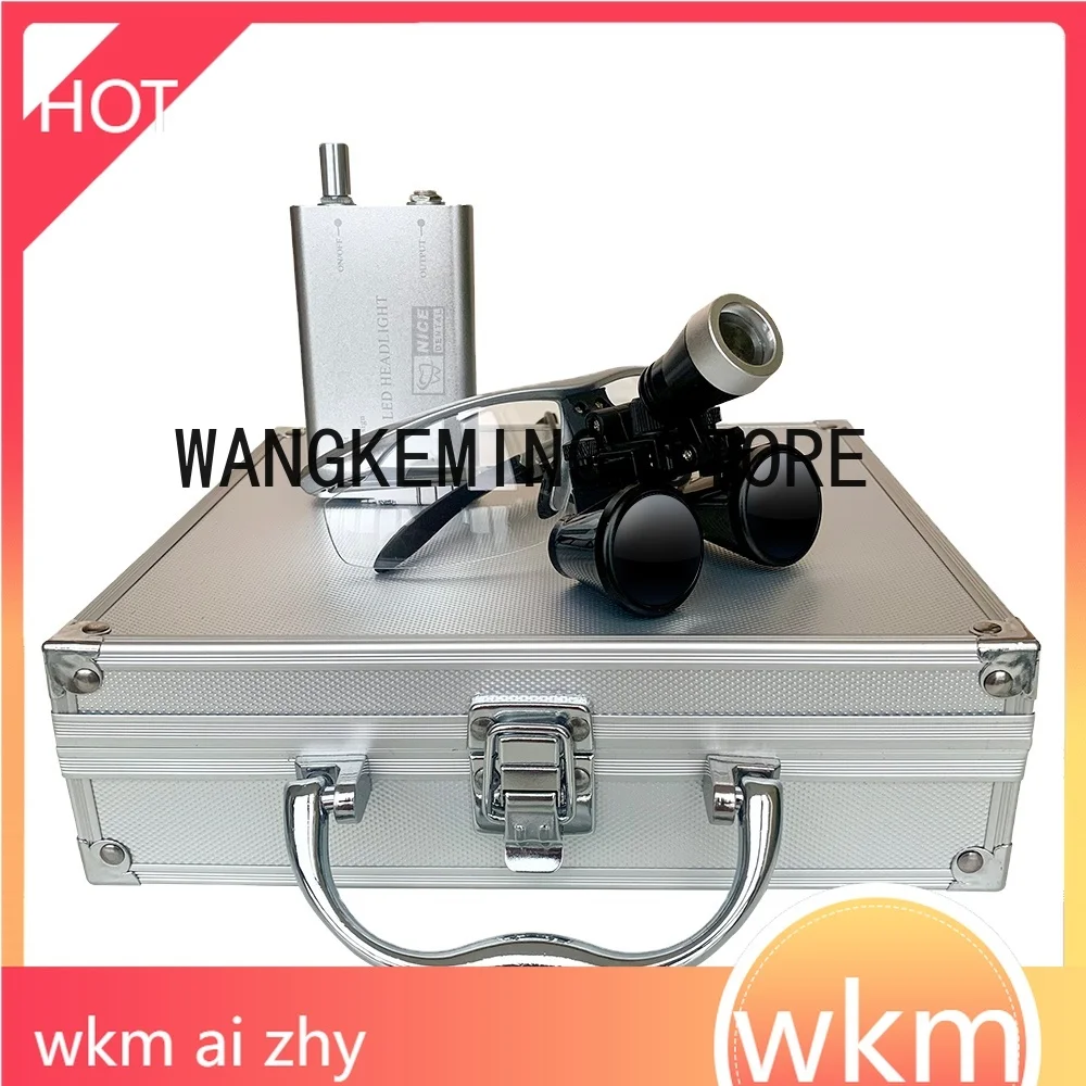 

Лучшие хирургические медицинские 3,5-кратные увеличительные очки, хирургическая бинокулярная лупа со светодиодной фарой