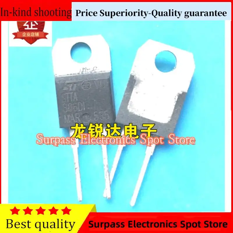 10PCS-100PCS   STTA806DI STTA806D TO-220  8A 600V Price Superiority-Quality guarantee