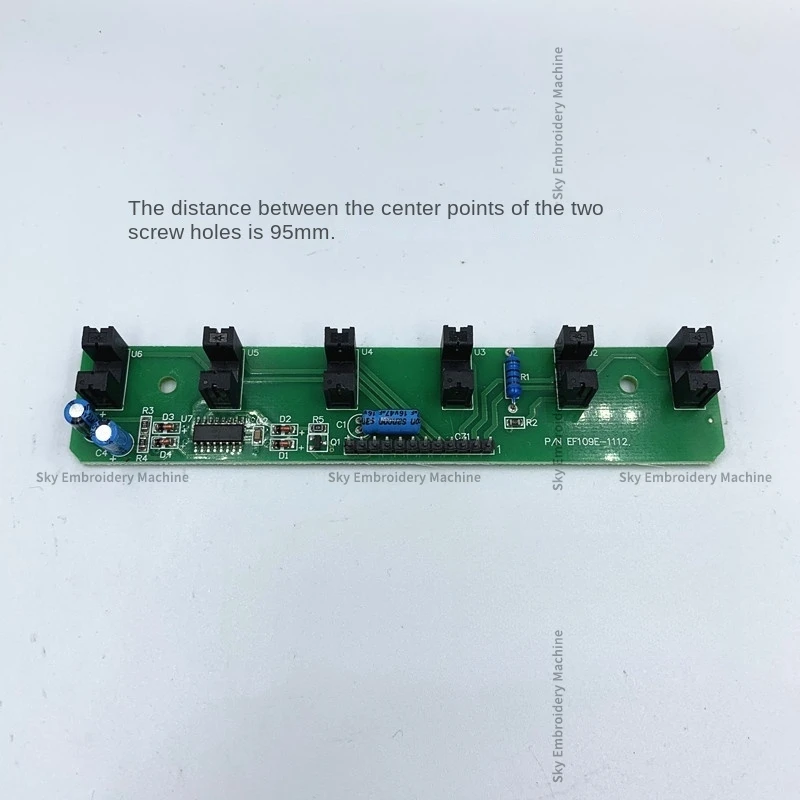 1PCS Six-Pin Bottom Inspection Strip 109 Ef109 Circuit Board for 6 Needles Computer Embroidery Machine Accessories