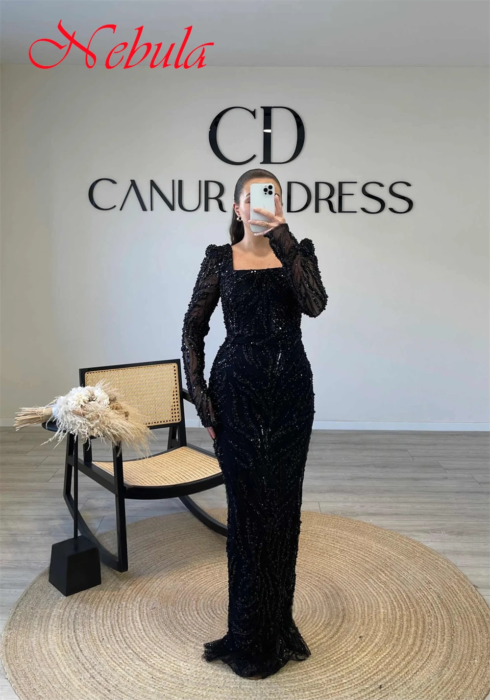 

Customized Delicate Green Jersey Evening Dress Exquisite Square Collar Long Sleeves Classic Zipper Back Special Occasion Gowns