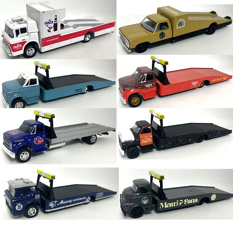 

M2 Machines 1:64 Alloy Diecast Model Car Transport Trailer Pickup Van Car Child Gift Collectible Toys Bulk Packing No Box