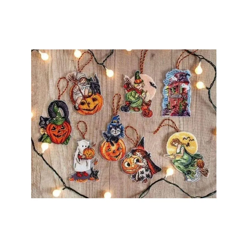 Halloween Plastic Canvas Fabric for DIY, Handmade Needlework, Embroidery Knitting Crafts, Cross Stitch Ornaments