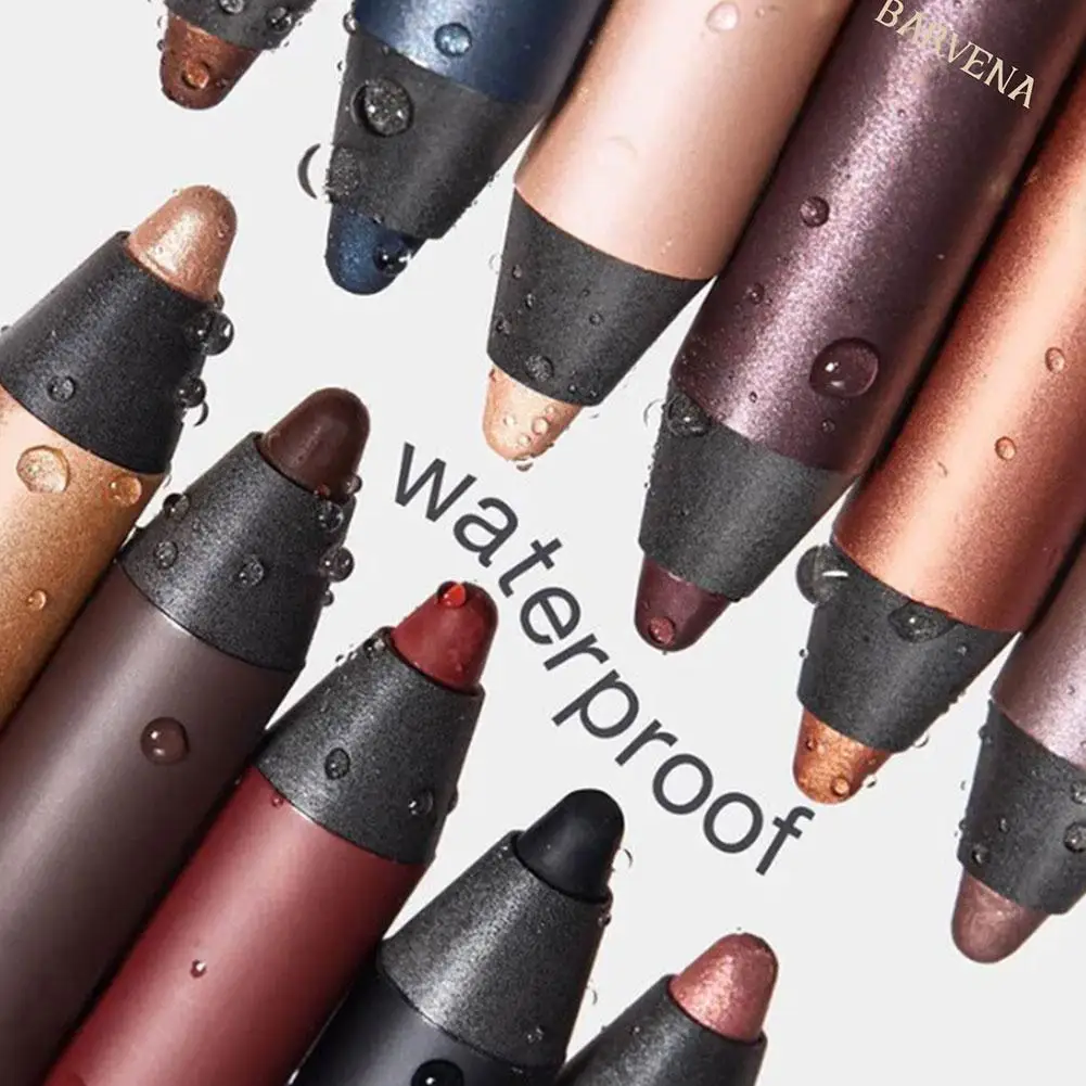 2025 Cień do powiek i eyeliner 2 w 1 Wodoodporny, odporny na rozmazywanie, gładki eyeliner Naturalny kolor Dwa w jednym eyeliner i cień do powiek w pisaku