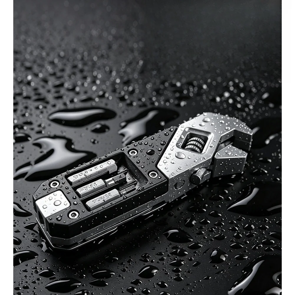 multi-function-wrench-with-screwdriver-bit-adjustable-wrench-portable-folding-ratchet-screwdriver-cross-slotted-screw-driver