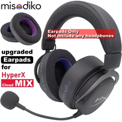 Misodiko Ersatz Ohr Pads Kissen Kit für-HyperX Cloud Mischen Gaming Headset, Reparatur Teile Ohrpolster mit Memory Schaum