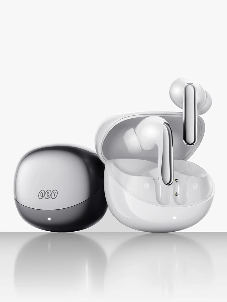Słuchawki Bluetooth QCY MeloBuds N60 Bezprzewodowe Słuchawki ANC 56dB z Adaptacyjnym Wyszczuciem w Czasie Rzeczywistym, Bluetooth 6.0, Hi-Res LDAC, 45 godzin pracy, IPX5, Adaptacyjny EQ, Detekcja — Zdjęcie 2 z 2