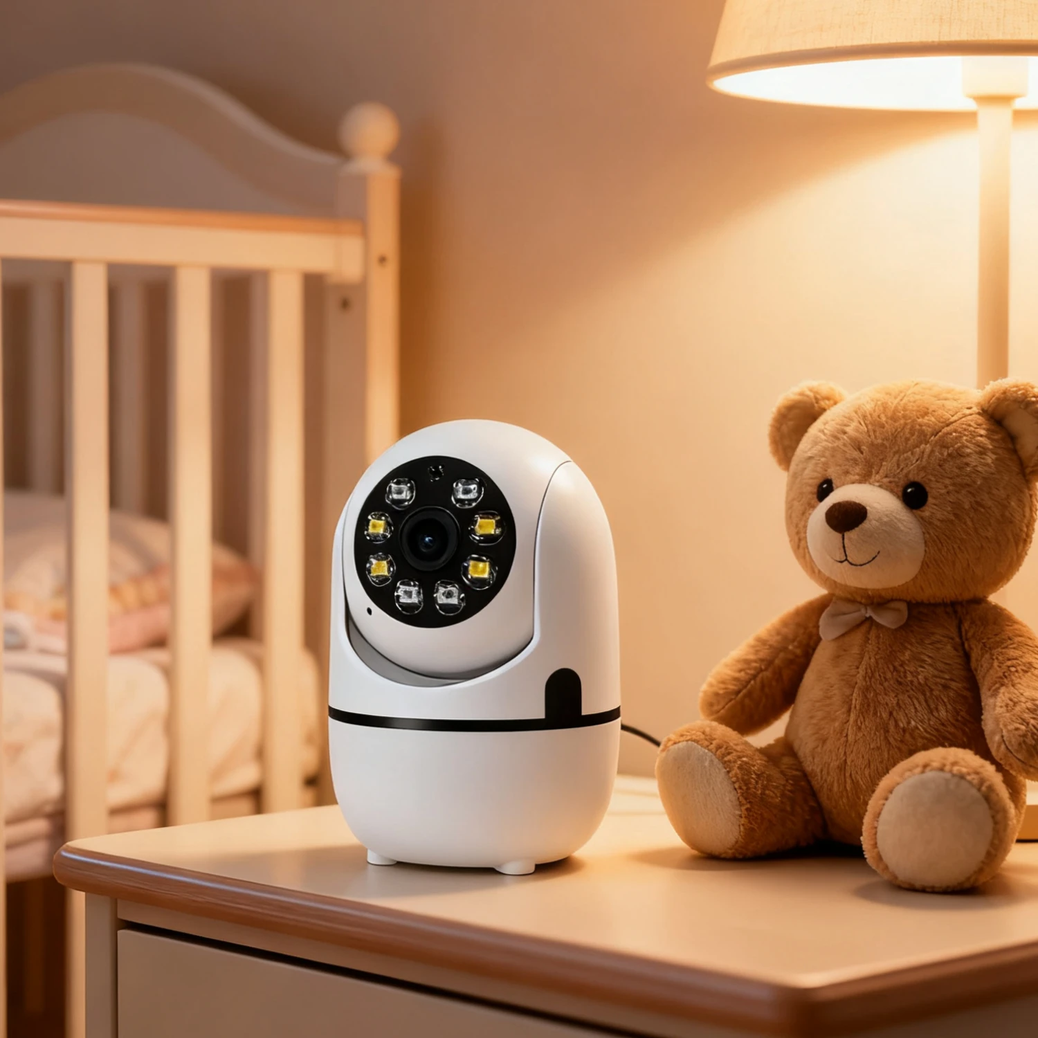 8-мегапиксельная камера автоматического слежения, IP-камера Wi-Fi, умный дом полного ночного видения, детская безопасность, оснащенная карточкой хранения емкостью 32 ГБ.