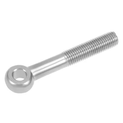 Uxcell 1pcs M10 M12 M14 M16 M20 Thread Eye Bolt Machinery Shoulder Swing Lifting Eye Bolt 304 Stainless Steel Metric Thread