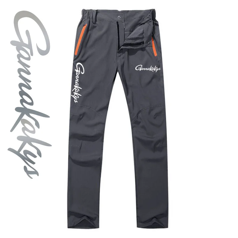 2024 męskie spodnie wędkarskie letnie cienkie, oddychające, elastyczne, szybkoschnące spodnie wędkarskie sportowe spodnie alpinistyczne