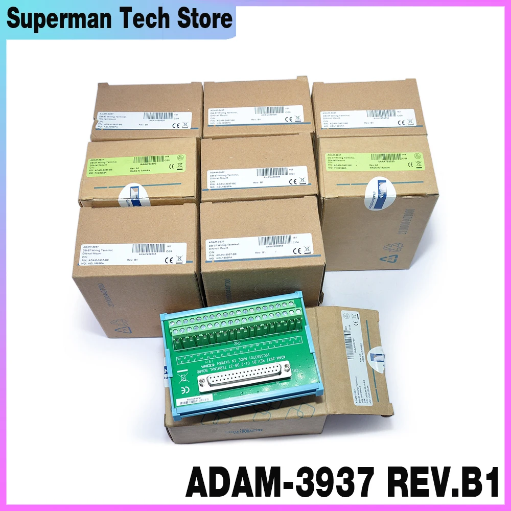 1pcs ADAM-3937 REV.B1 Wire Connector Terminal Blocks I/O Wiring Terminal Panel DAQ and Control  Matches PCI-1713U/1715U/1730U