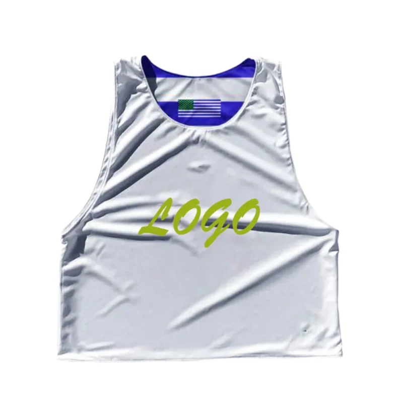 Hot Sale Custom Sublimated Reversible Lacrosse Pinnies