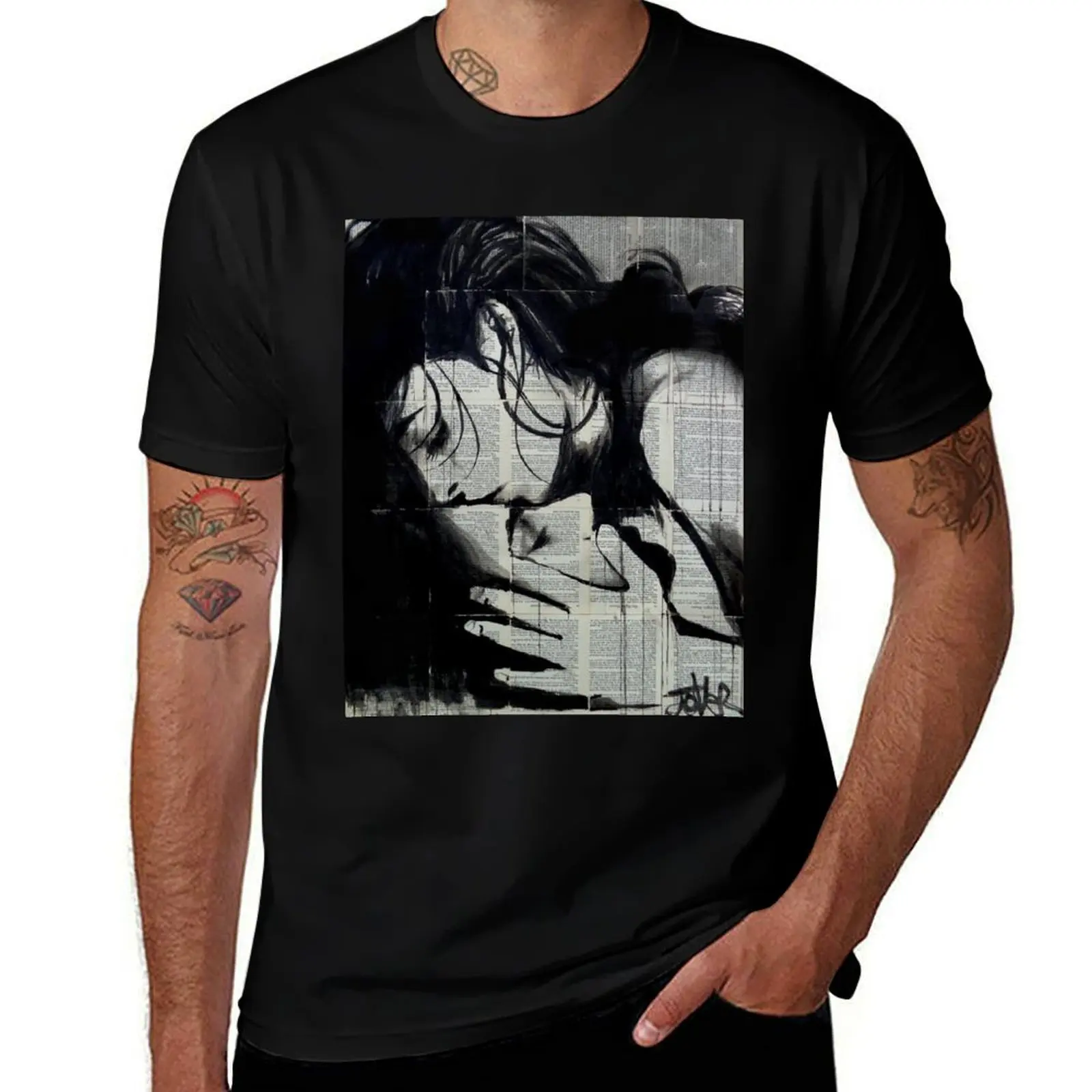 soul kiss T-Shirt Basic Daily Outfit Short Sleeve Tee T-Shirt