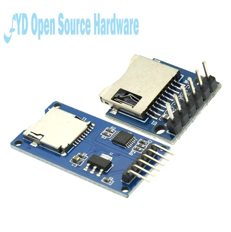 Micro SD card module TF card reader/writer SPI interface with level conversion chip