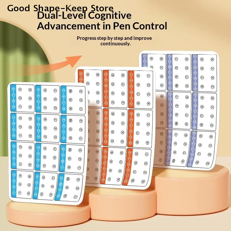 Kids' Educational Color Number Recognition & Focus Training Card Set for Improved Memory