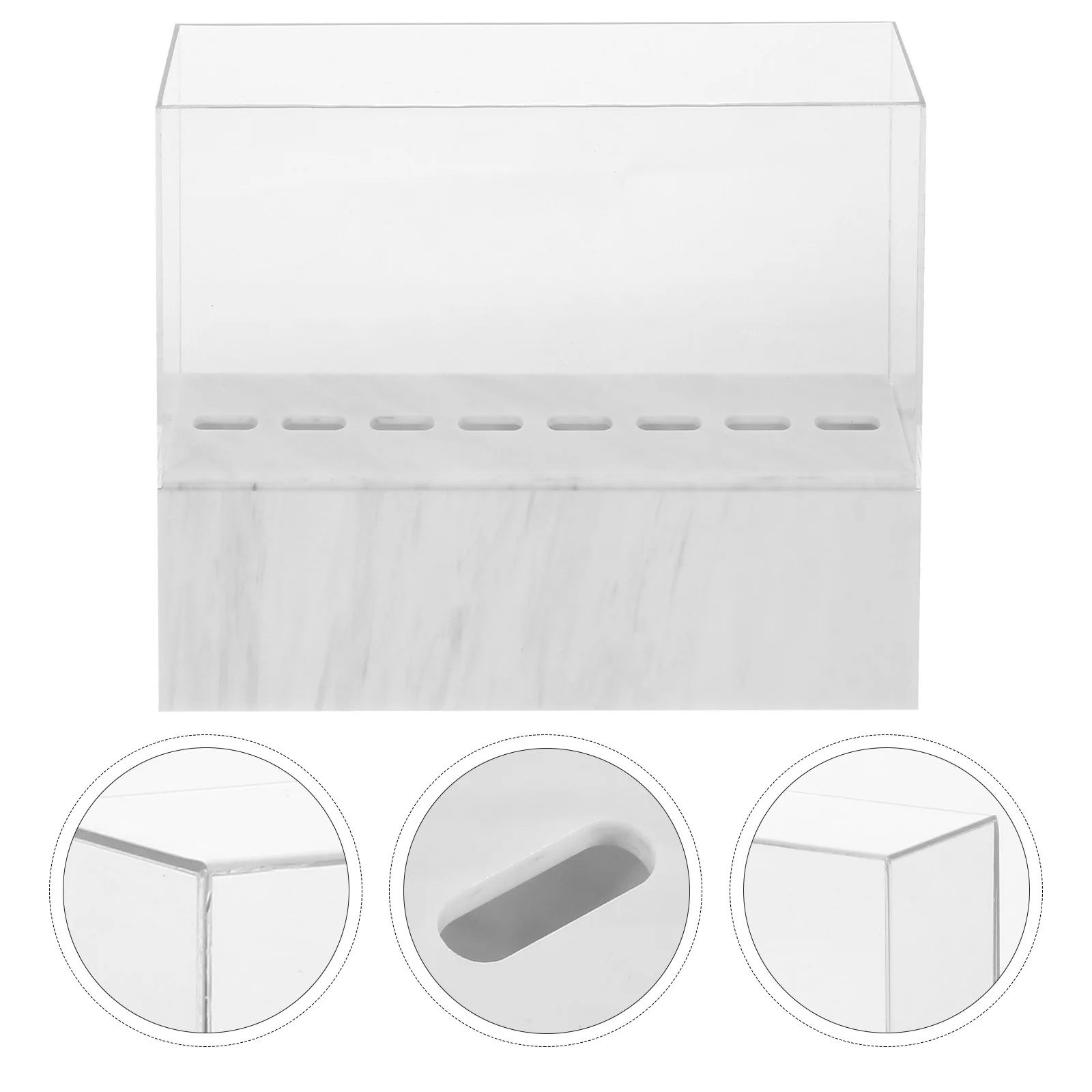 Wimperpincethouder 8-gaats acryl opbergstandaard voor wimperverlengingsgereedschap Displayrek Make-up organizer