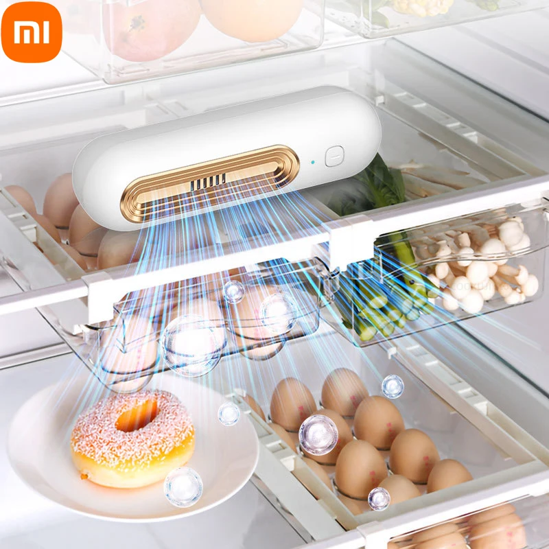 Xiaomi USB Refrigerator Deodorizer Remove Smoke Refrigerator Odor Eliminator Smell Remover Kitchen Supplies for Pet Wardrobe