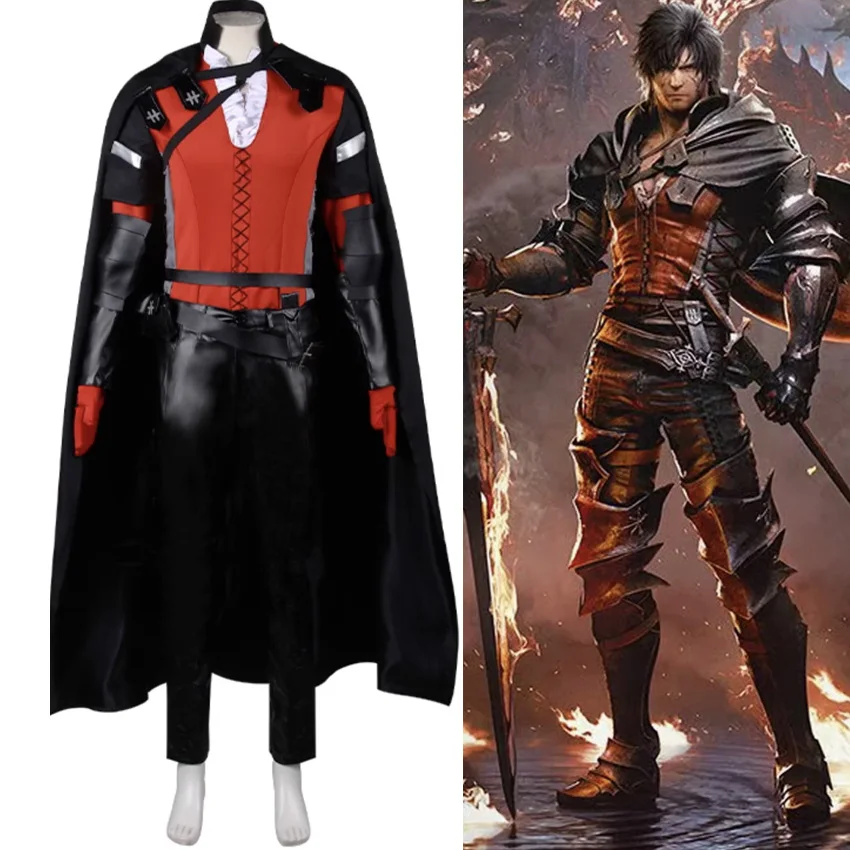 Final Fantasy XVI FFXVI FF16 Clive Rosfield Cosplay Christmas Halloween Costume Custom Made Any Size