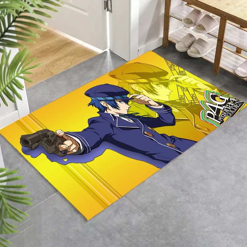 Entrance Doormat Persona Mats Bedroom Anime Rug Non-slip Kitchen Mat Children Room Mat Home Decoration Custom Rugs Carpet Foot