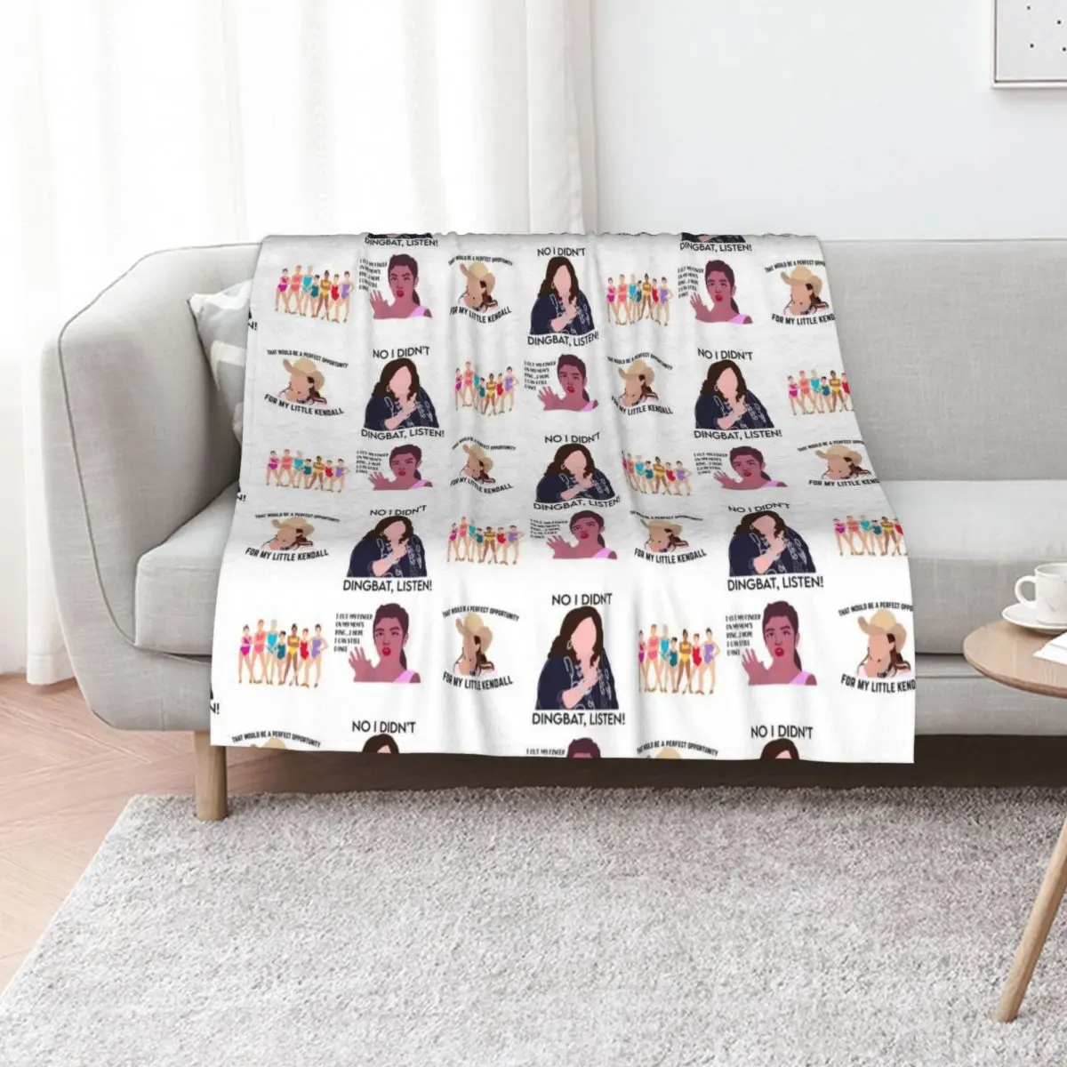 Dance Moms Sticker Pack Throw Blanket Multi Purpose Soft Warm Blanket for Home Travel