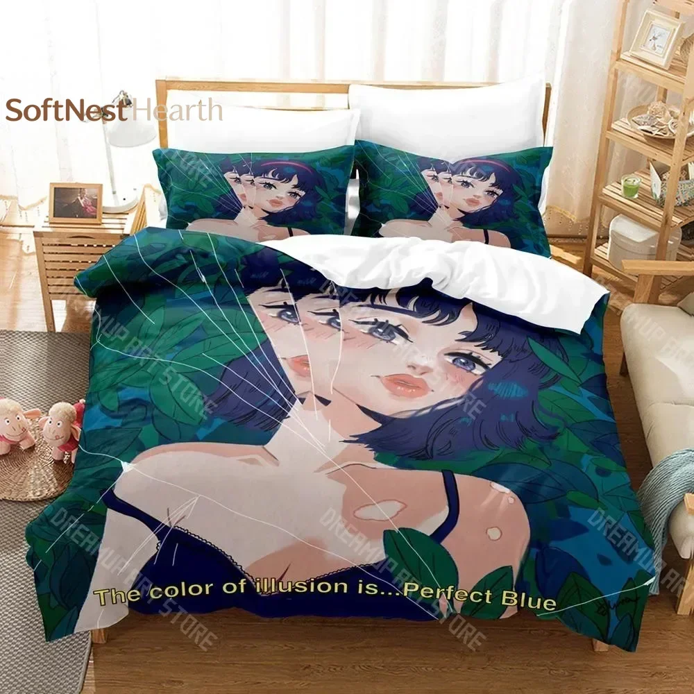 2026 3D Print Fashion Perfect Blue Bedding Set Boys Girl Twin Queen King Size Duvet Cover Pillowcase Bed Boys Adult Home Textile
