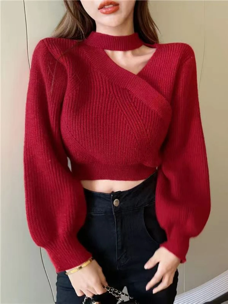 Bubble Sleeve Sweater Women\'s 2022 Woman Sweaters Fall Women Sweaters Fashion Sweater Knitted Sweater  Sweater Women