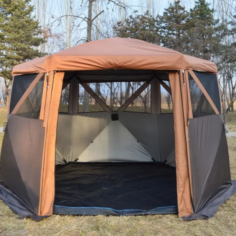 

Thickened Foldable Sun-proof Beach Tents Convenient Large Space Breathable Tents Outdoor Multifunctional Camping Supplies