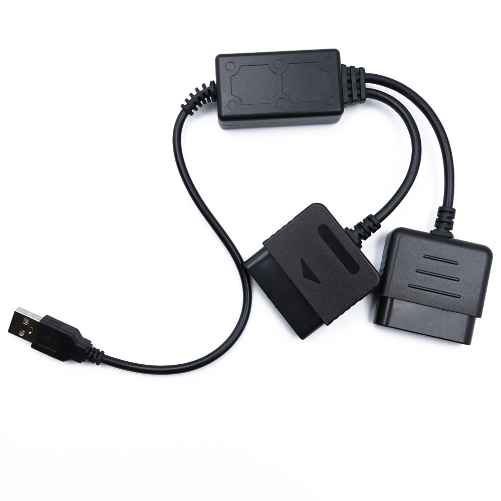 1 Buah Kabel Konverter Adaptor USB 2 In 1 untuk Pengendali Game untuk PS2 Ke untuk PS3 PC Aksesori Adaptor Konverter Video Game