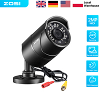 ZOSI 1080P 2MP TVI AHD CVBS IR CUT Nightvision Waterproof CCTV Video Bullet Outdoor Indoor Security Camera for DVR System Kit