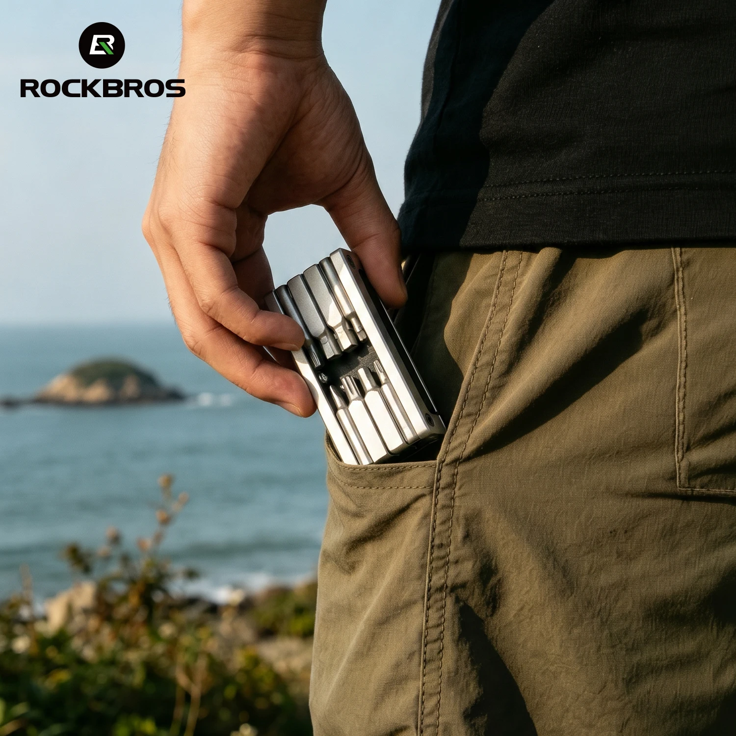 ROCKBROS Bicycle Repair Tools 8 in 1 Portable Bike Bicycle Screwdriver Repair Cycling Tool Mountain Bike Wrench Multi Tools