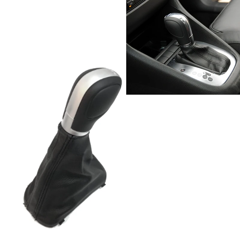 

Car Automatic Gear Shift Knob Dustproof Cover 1K1713203 For VW Golf 6 2012-2013 Shift Knob Gaitor Cover