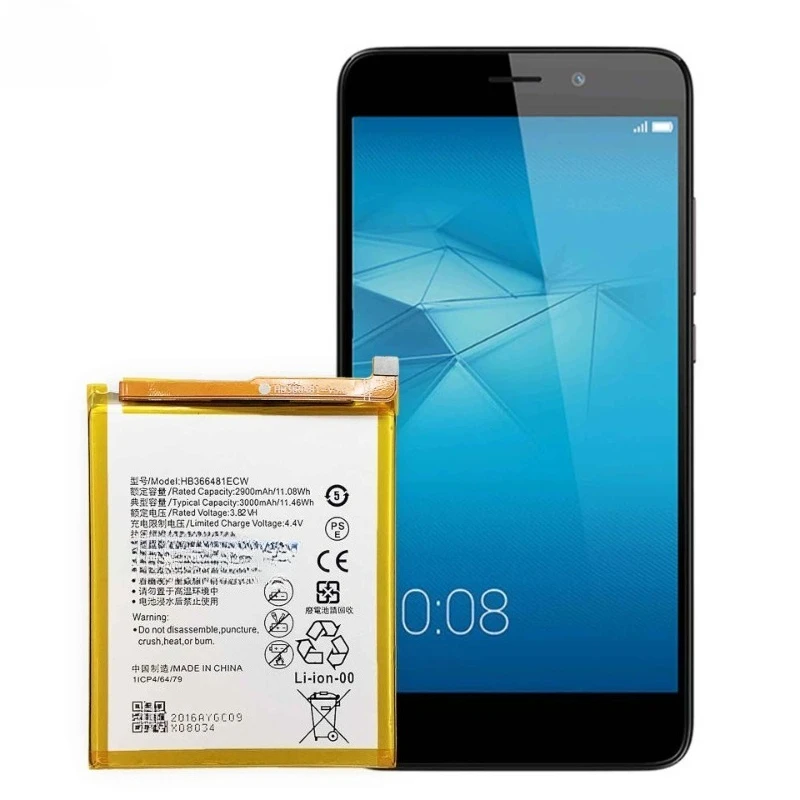 3000mAh HB366481ECW Rechargeable Li-ion Mobile Phone Battery for Huawei P9 Ascend P9 Lite G9 Honor 8 5C G9 7 Lite 2016 P20 Mini