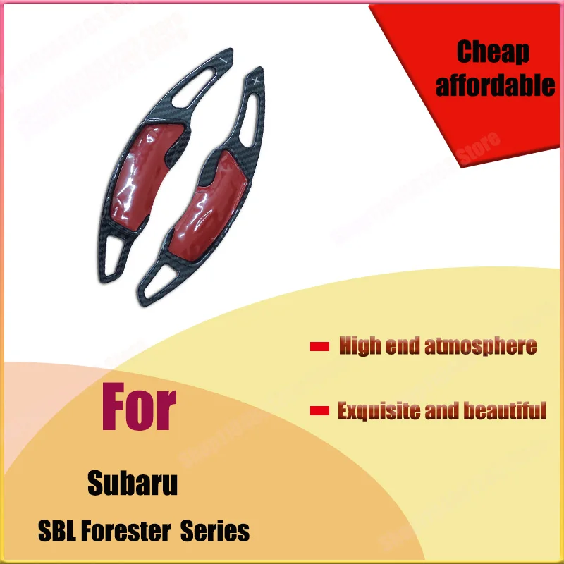 

For Subaru SBL Forester Steering Wheel Gear Lever Shift Paddles XV Outback Acceleration Carbon Patterned Automotive Parts