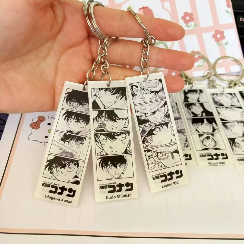 Detective Conan Cute Cartoon Children's Backpack Pendant Creative Personality Car Keychain Anime Peripheral Festival Gift