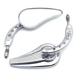 Raindrop Side Mirrors For Harley Davidson Touring Street Glide Road Glide Special Motorcycle Parts
