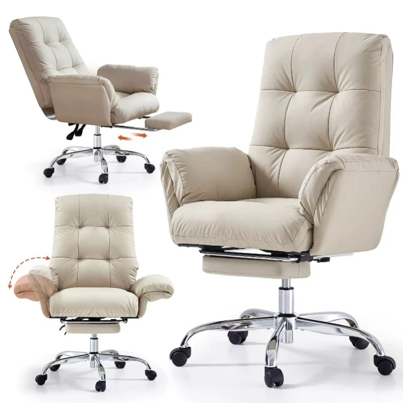 Executive Leather Manager High Back Office Executive Thickened Boss Chair