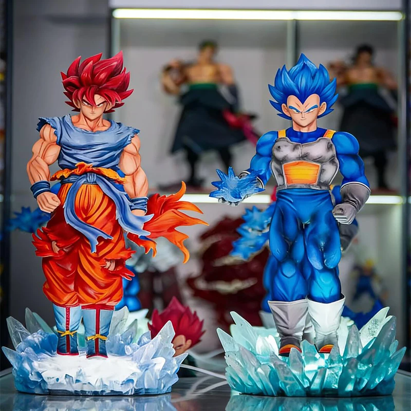 

Новая коллекционная фигурка Jt Studio Dragon Ball Z Super Blue Vegeta Goku с двумя головами, модель-игрушка, подарок для детей