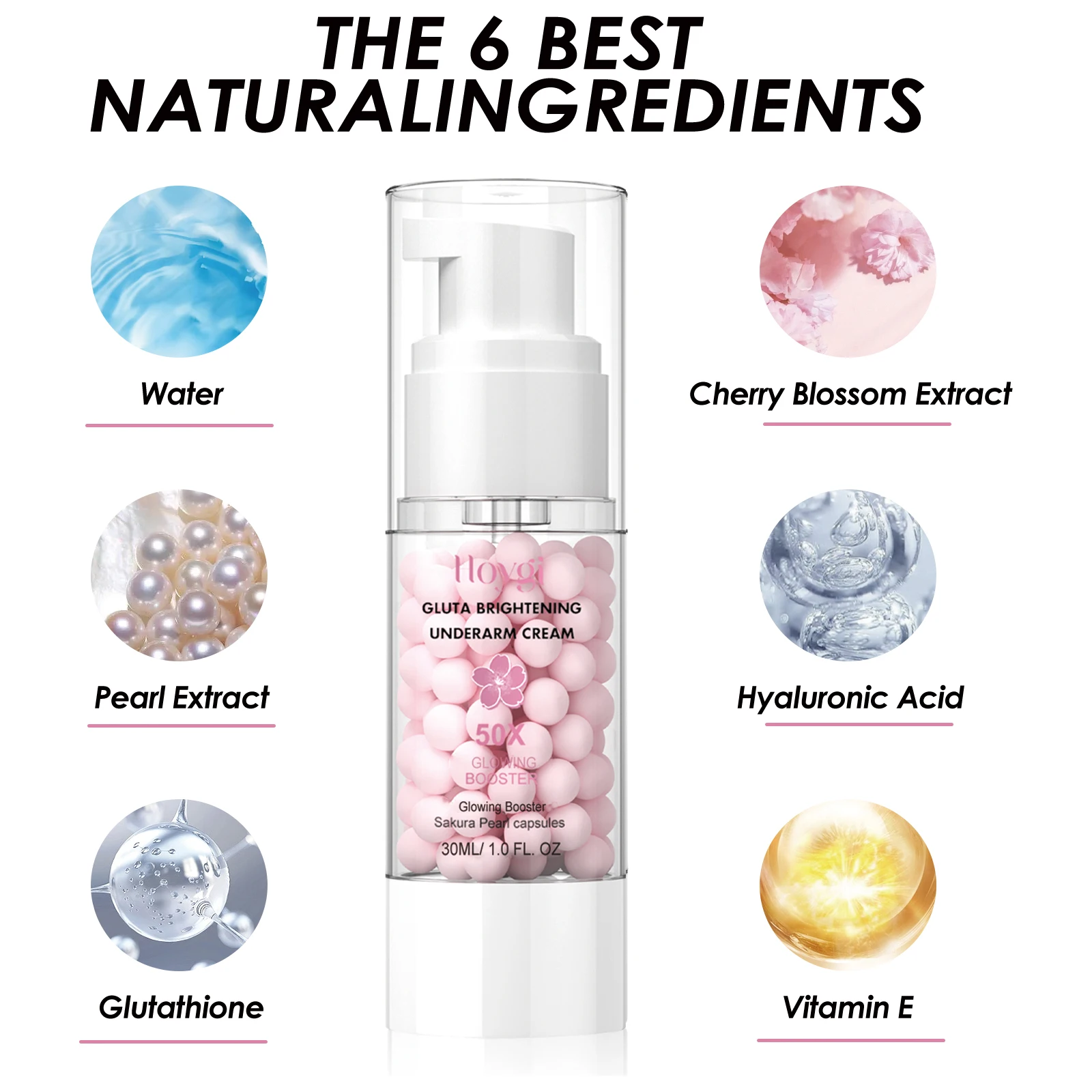 4 Stück aufhellende und aufhellende Achselcreme kann dunkle und feuchte Ellbogen aufhellen, ohne Peeling