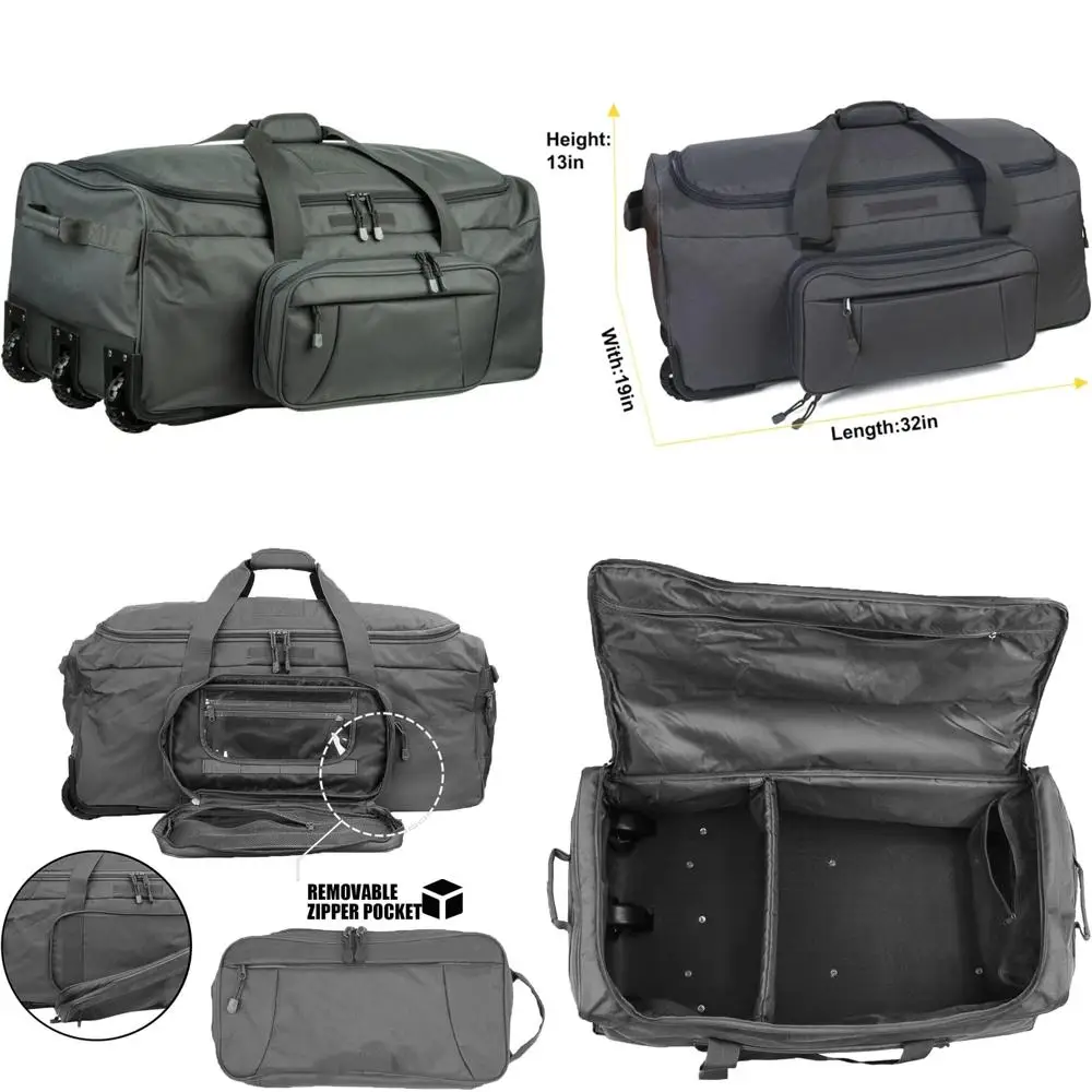 

Дорожная спортивная сумка с колесами Очень большие дорожные сумки на колесиках для тактического военного кемпинга