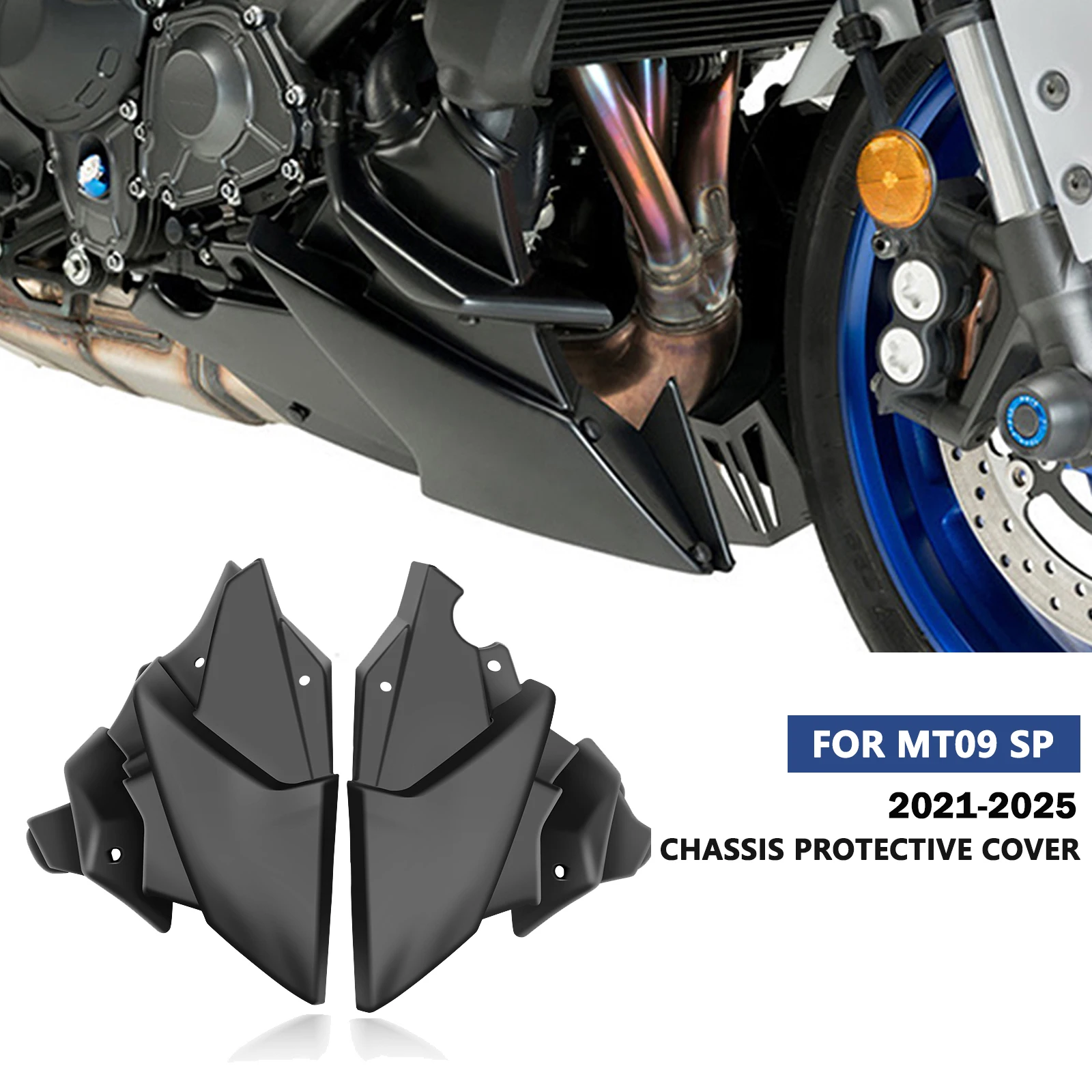 

Для корпуса двигателя, защитная крышка шасси, крышка шасси двигателя MT-09 2025 MT09 SP 2025 2024 mt09sp 2023 2022 2021