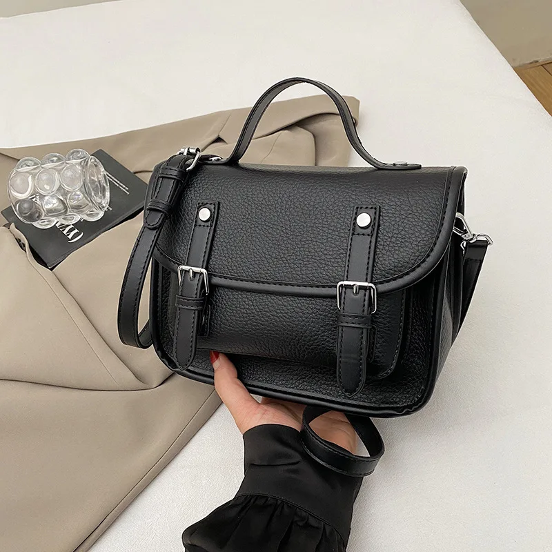 

Premium Retro Briefcase Messenger Bag Simple Fashion Messenger Bag Commuter Bag Women's Shoulder Bag Handbag
