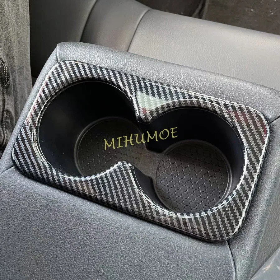 

Интерьер автомобиля, задний держатель для чашки, накладка, декоративная рамка, наклейка из АБС-пластика для Nissan Rogue 2021 2022 2023 2024 2025 2026, аксессуары