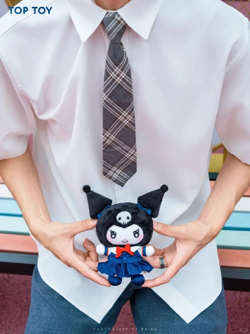 Mignon dessin animé périphérique Kuromi Campus journal série boîte aveugle mignon vinyle en peluche poupée boîte aveugle sac à dos pendentif jouet cadeau